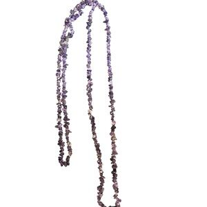 Chic Amethyst Beaded Necklace